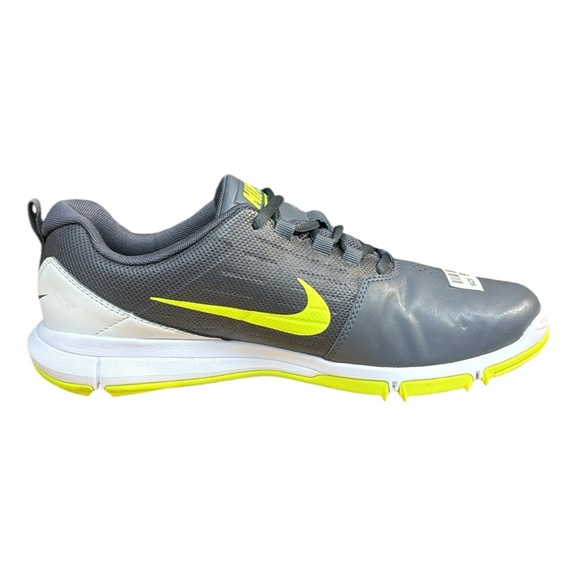 Nike Explorer CTRL #704694-009 Dark Grey/Volt/White Men's Golf Shoes Size 9 New - Picture 8 of 13